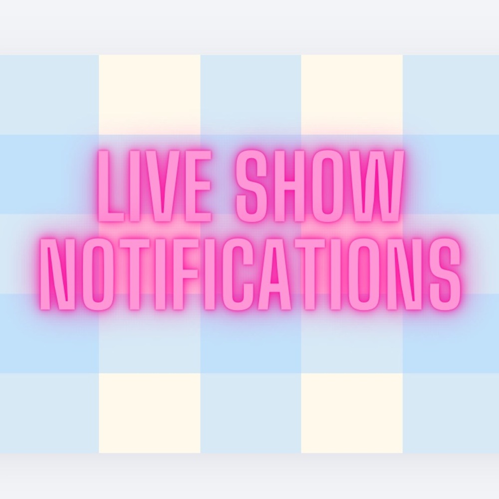 GOING LIVE ! Unlisted Live Show Listing - APPLETINI1..UNLISTED ITEMS